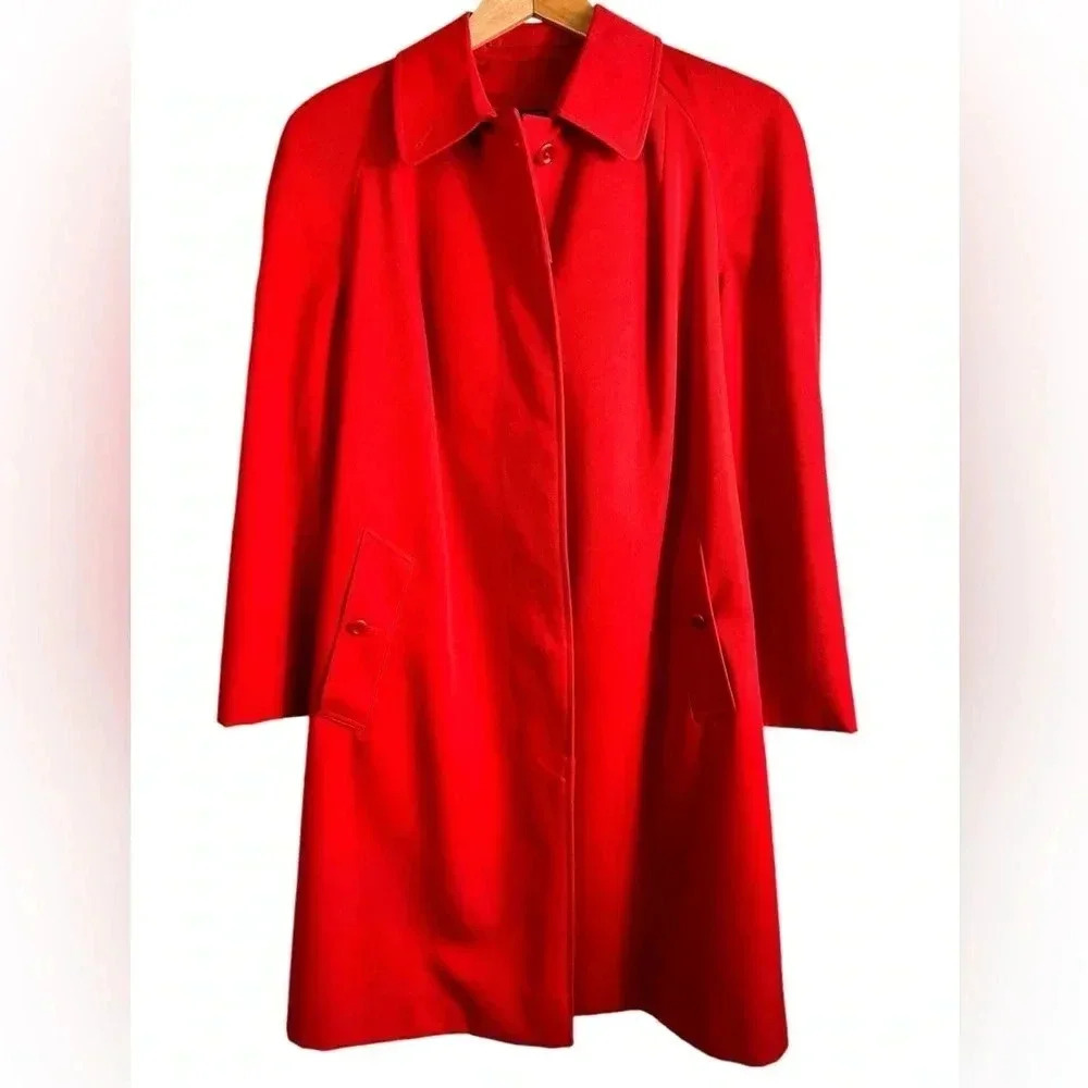 Burberry Red Trench Coat
